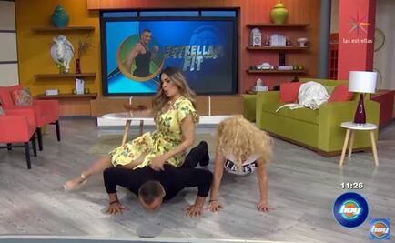 Galilea Montijo sufre caída en "Hoy"