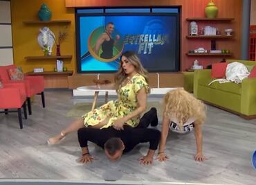 Galilea Montijo sufre caída en "Hoy"