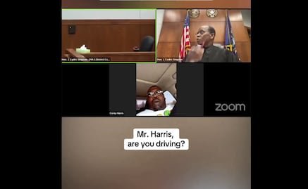 Hombre con licencia suspendida sorprende al juez y se une a una audiencia virtualmente... mientras maneja