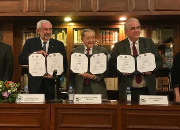 UNAM, La Sorbona y Fundación, crean cátedra Miguel Alemán Valdés