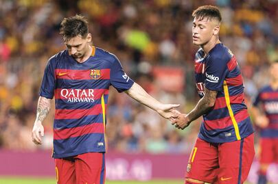 Sería terrible ver a Neymar en el Real Madrid: Messi