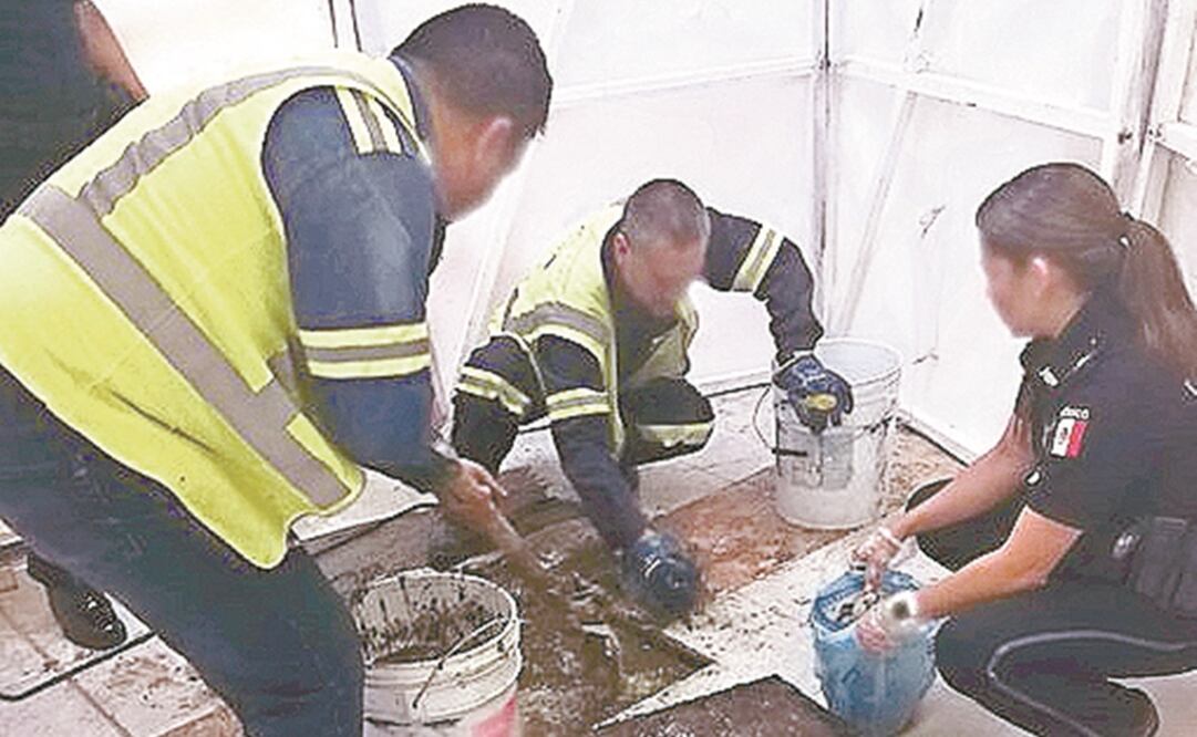A mediados de septiembre, más de 30 condones rellenos de droga se encontraron en el desagüe del aeropuerto capitalino. Foto: ARCHIVO EL UNIVERSAL
