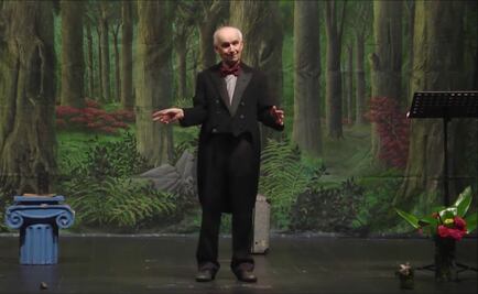 El actor que se presentó ante un auditorio vacío