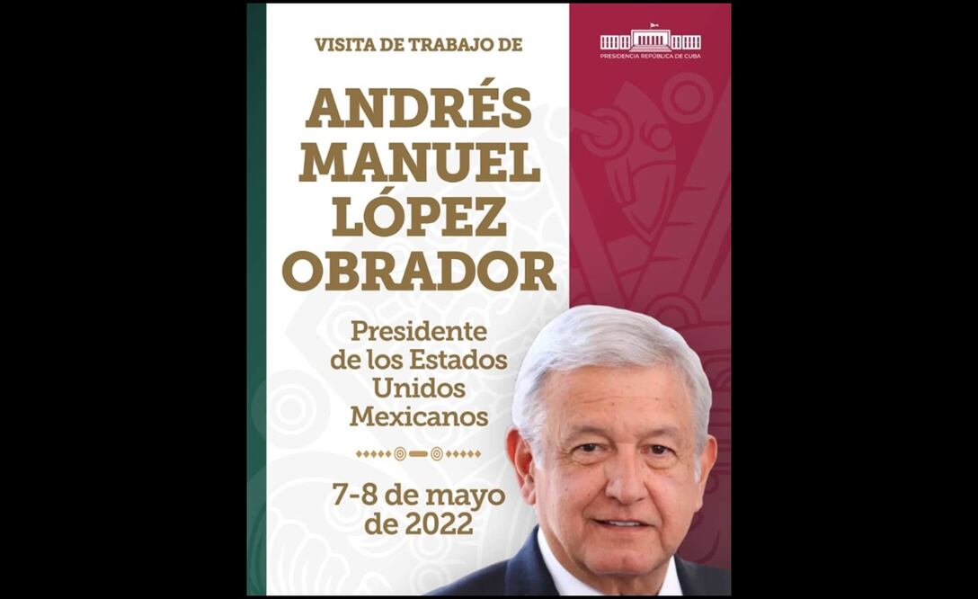 El presidente López Obrador llegará al Aeropuerto José Martí, de La Habana a las 19:10 horas (hora local), acompañado por su esposa Beatriz Gutiérrez Müller e integrantes de su comitiva. Foto: especial