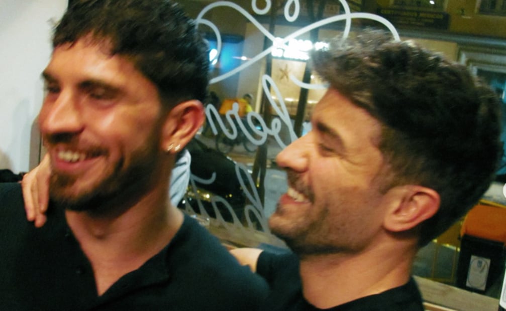 Pablo Alborán y su novio Juan Sesma Garbayo.