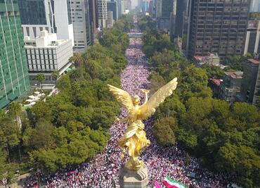 Así fue, minuto a minuto, la Marcha en defensa del INE