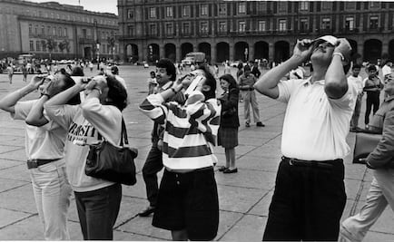 Así se vivió en México el Eclipse Total de Sol de 1991