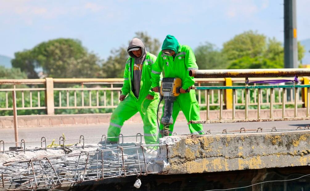 Cierran por reconstrucción el Puente San Lorenzo. Foto: Especial