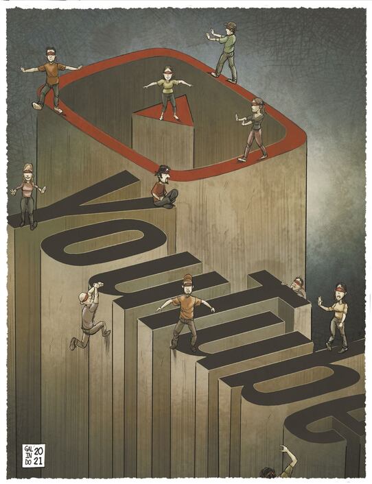 Plataforma peligrosa