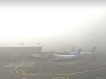 Banco de niebla afecta el AICM; reportan retrasos y cancelación de vuelos