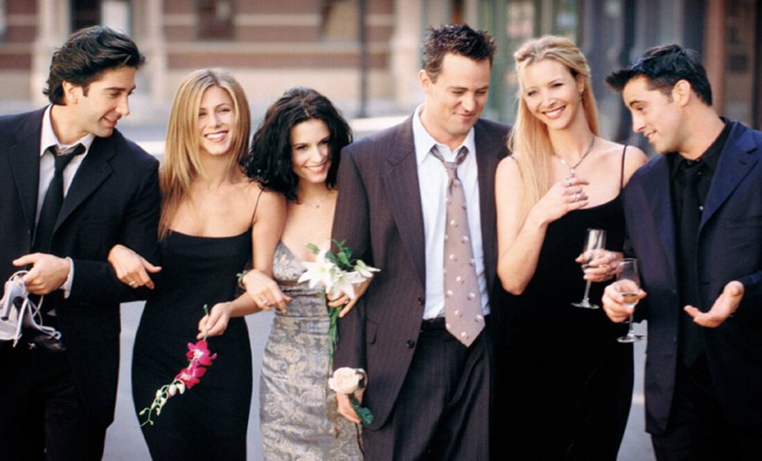 El elenco de "Friends" protagonizó algunas de las aventuras más recordadas de la historia de la televisión, pero también algunos memorables errores en sus guiones... Foto: Getty Images