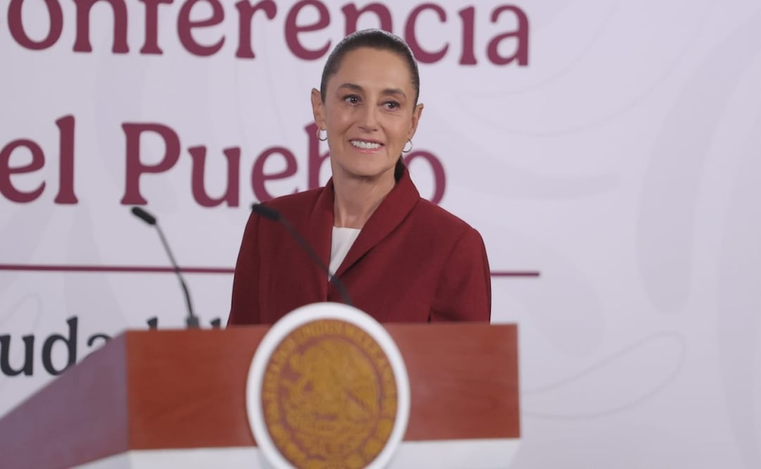 Claudia Sheinbaum Pardo en su conferencia matutina en Palacio Nacional el 17 de marzo de 2026. Foto: Gabriel Pano / EL UNIVERSAL
