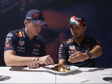 El día que Checo Pérez puso a Max Verstappen a comer tacos y gringas