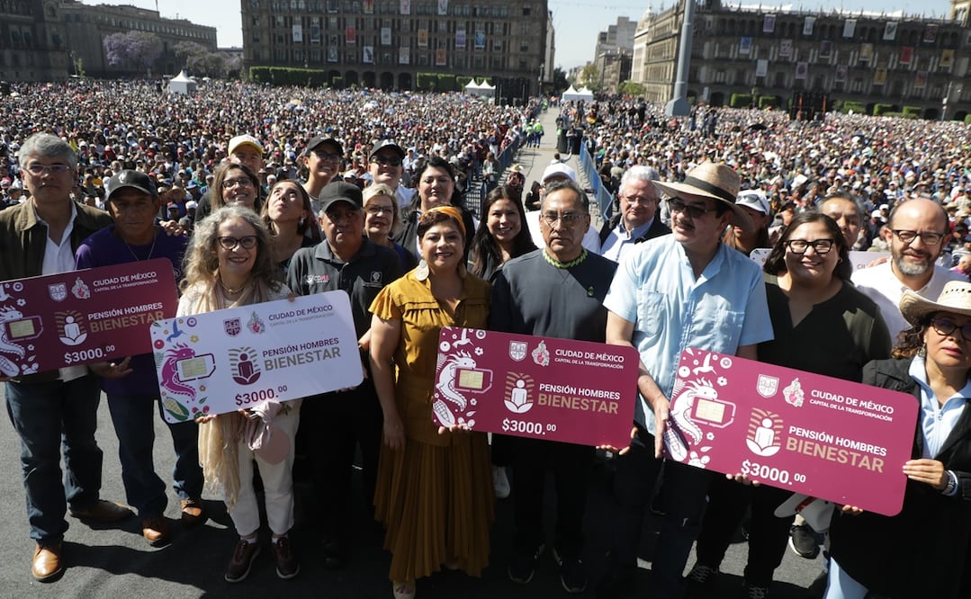 La mandataria capitalina informó que este año dos millones de personas recibirán apoyos sociales por parte de su administración. Foto: Especial