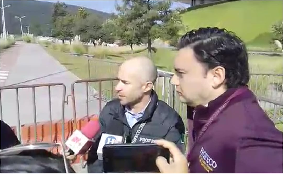Rodrigo Lara, director general de procedimientos administrativos y de ejecución, presente en el estadio Akron / Foto: Especiales