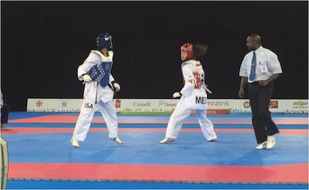 Mexicana Heredia se cuelga la plata en el TKD 