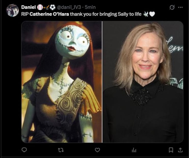 La estrella de Hollywood murió a los 71 años. Foto: Redes Sociales