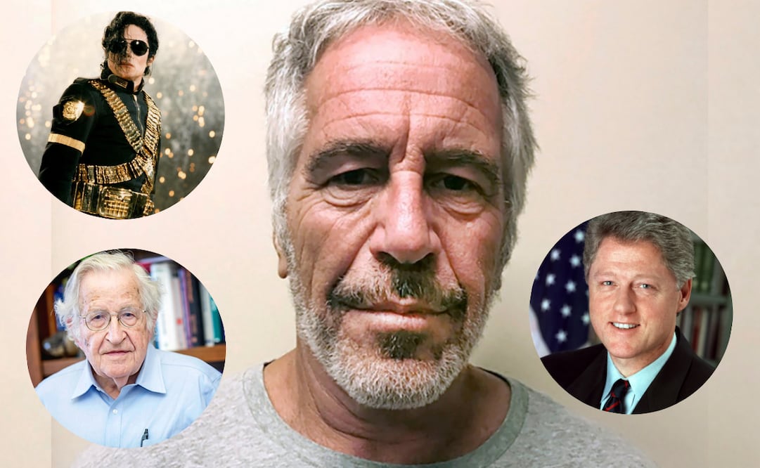 Desde Bill Gates hasta Noam Chomsky: los personajes que han aparecido en los archivos Epstein. Foto: Archivo EL UNIVERSAL