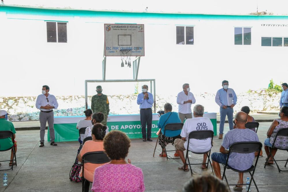 Reciben apoyos más de 850 familias afectadas por tormenta tropical “Hernán”