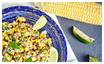 #RECETA de esquites con 5 ingredientes