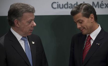 Peña Nieto ofrece respaldo al proceso de paz en Colombia