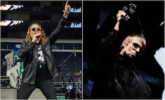 Sin complejos, Fher de Maná ensaya en el Estadio CDMX con playera de Oasis 