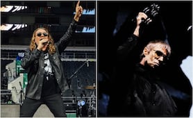 Sin complejos, Fher de Maná ensaya en el Estadio CDMX con playera de Oasis