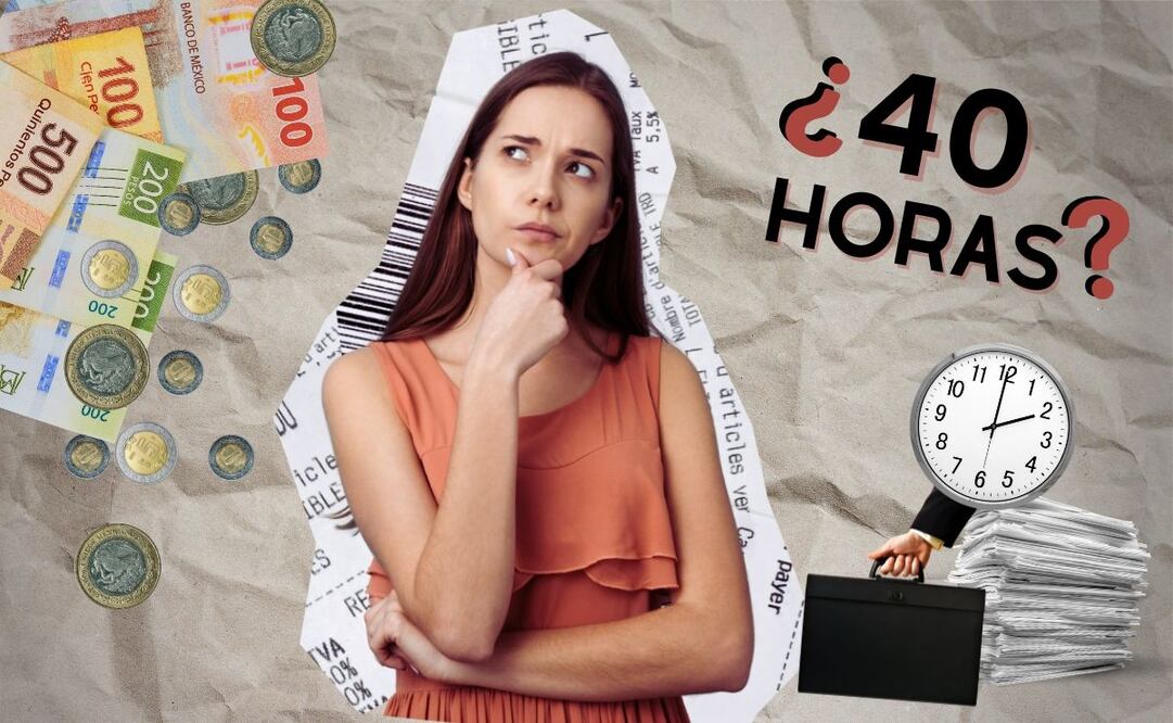 Incremento al salario mínimo y Jornada laboral de 40 horas, ¿cómo es y qué implica? Fotoarte: Angélica Vázquez/EL UNIVERSAL