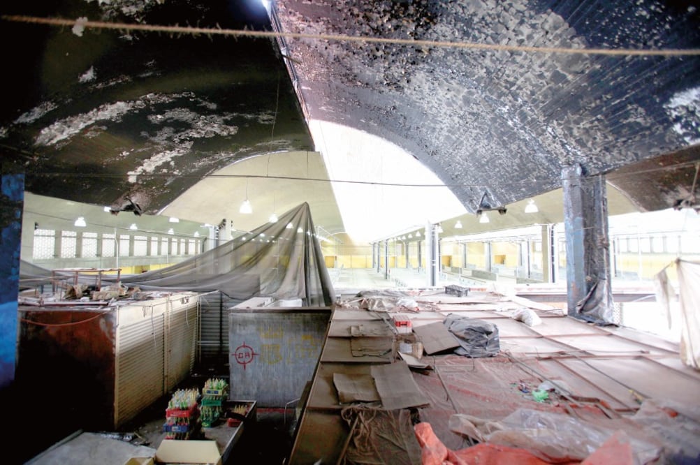 De acuerdo con la Dirección General de Mercados y Centros de Abasto de la Secretaría de Desarrollo Económico, a la fecha se han destinado 132 millones de pesos para las obras de rehabilitación de la Nave Mayor de La Merced (VALENTE ROSAS. EL UNIVERSAL)