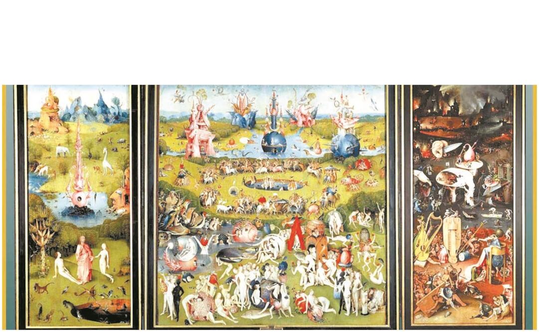 El primer acto está dedicado a la imagen central, “El jardín de las delicias”, en el acto segundo se representará “Infierno” y “Paraíso”, en el acto tercero. Foto: Archivo