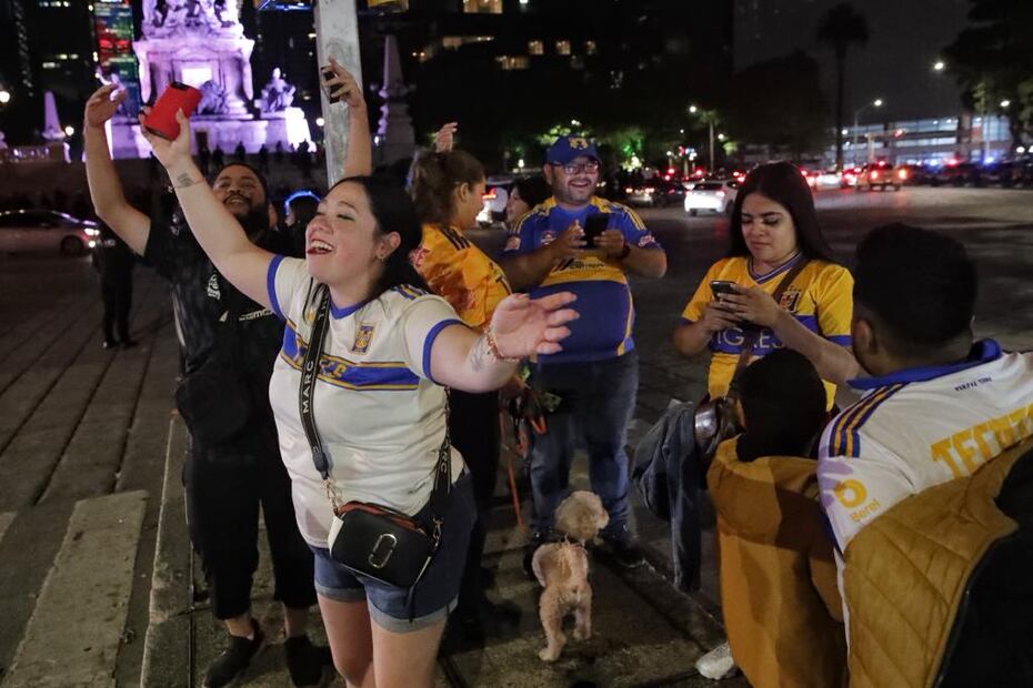 Aficionados del Tigres, Foto: Fernanda Rojas