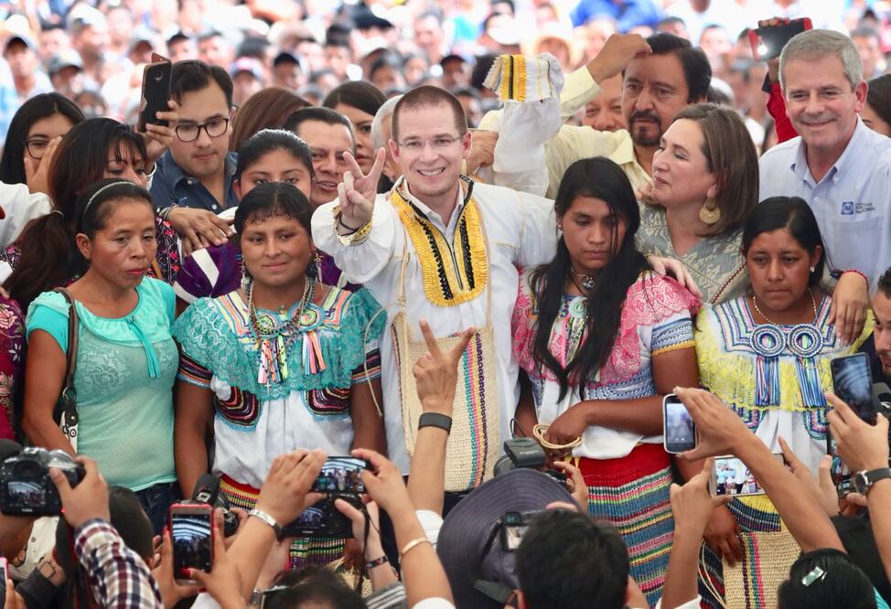 Ricardo Anaya afirmó que se tiene una deuda histórica con los pueblos indígenas (Foto: Ariel Ojeda / EL UNIVERSAL)