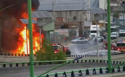 Cierre de carretera México-Pachuca por explosión de pipa suma 7 horas 