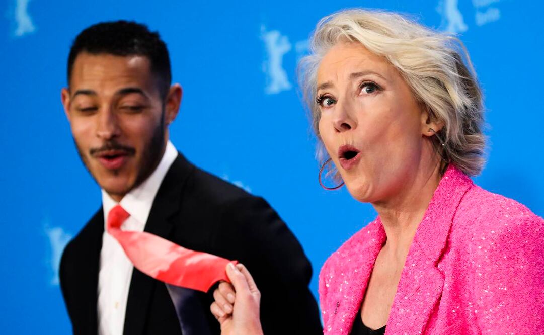 Emma Thompson y Daryl McCormack. Foto: AP