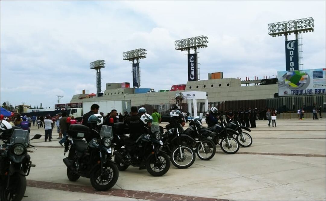 Se acordó que serán 892 elementos los que cuiden del partido.  Foto: Christian Mendoza