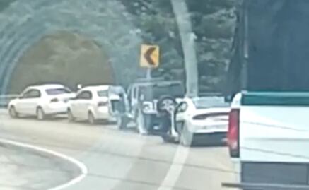 4 videos de la balacera con armas largas que paralizó la México-Cuernavaca