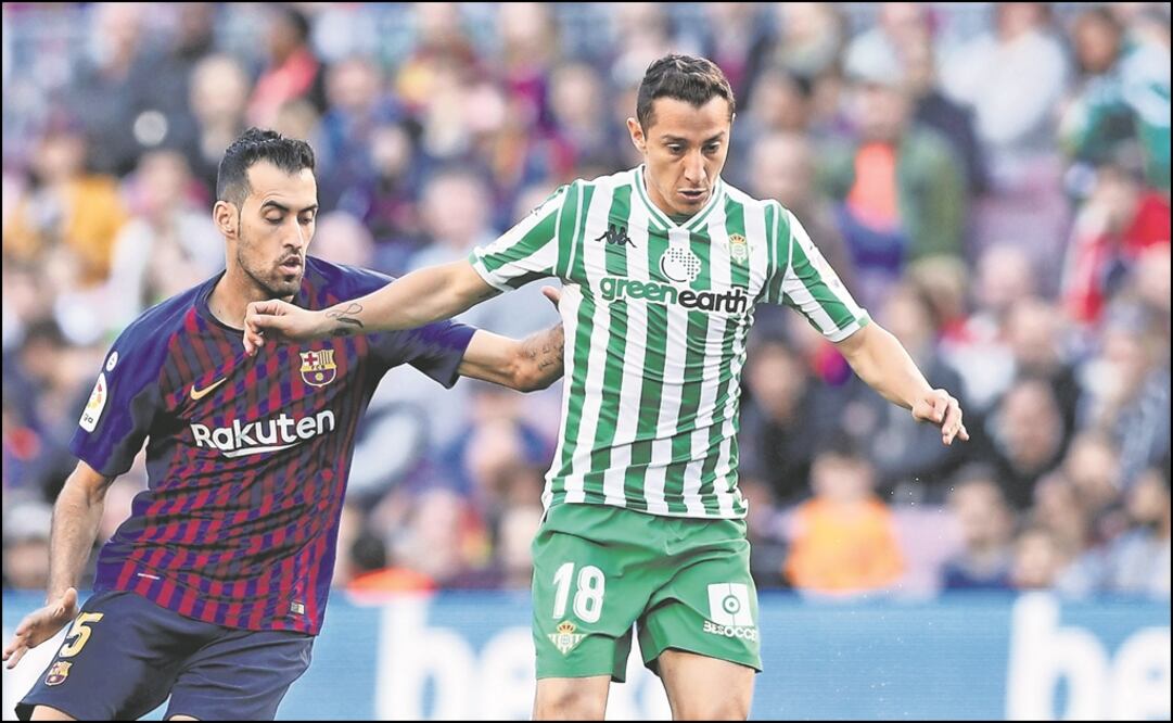 Mediocampista del Real Betis. Foto: Reuters