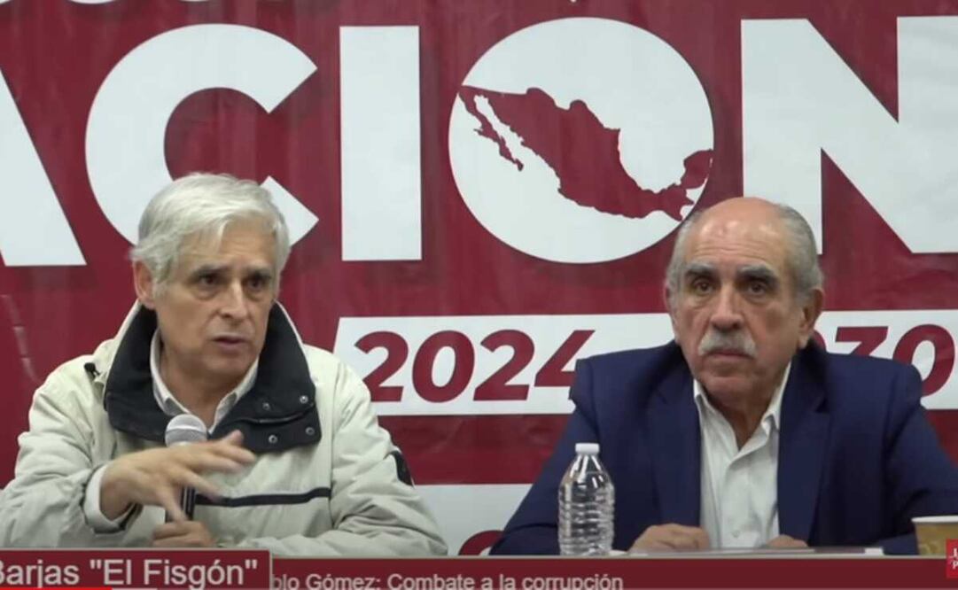 Conferencia "Combate a la corrupción" en la voz de Pablo Gómez. Foto: captura de pantalla