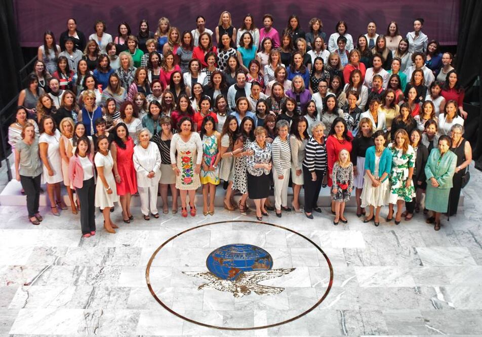 Mujeres líderes en diversos sectores se reunieron en las instalaciones de El Gran Diario de México como parte de los festejos por su centenario (MANUEL NAVARRETE. EL UNIVERSAL)