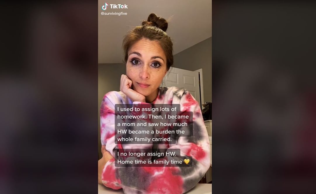 Esta es la razón por la que una maestra no deja tareas, pero genera polémica