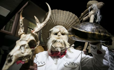 Huehuentones cobran vida en comunidad de Oaxaca