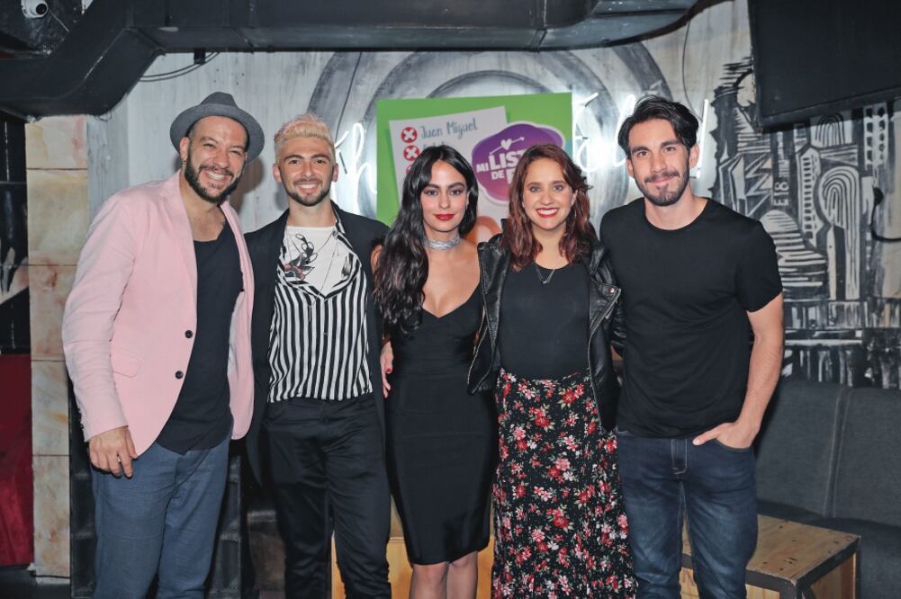 Faisy, Marcos Radosh, Paola Fernández, Adirana Montes y Chris Aguilasocho. (Valente Rosas/El Universal)