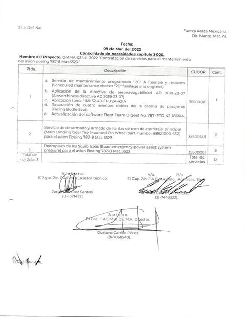 Licita Sedena el mantenimiento del avión presidencial