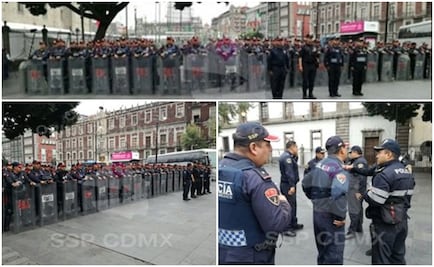 Blindan el Centro Histórico; circulación es normal