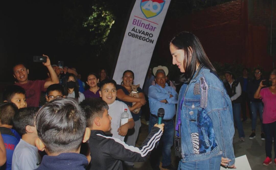 La edil llamó a cuidar este sendero para que se mantenga en buen estado. Foto: Especial