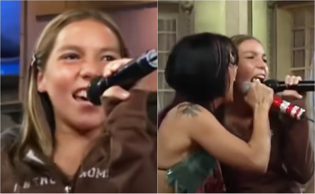 Alejandra Guzmán tuvo a Frida Sofía en 1992.
Fotos: YouTube