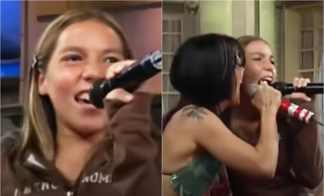 Alejandra Guzmán tuvo a Frida Sofía en 1992.
Fotos: YouTube