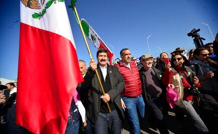 ​Inicia marcha de Corral hacia la Ciudad de México