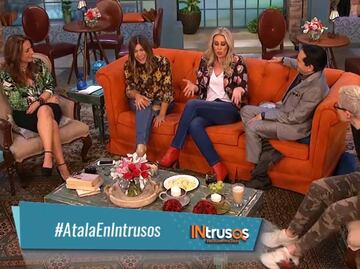 Atala Sarmiento visita a ex miembros de "Ventaneando" en Televisa