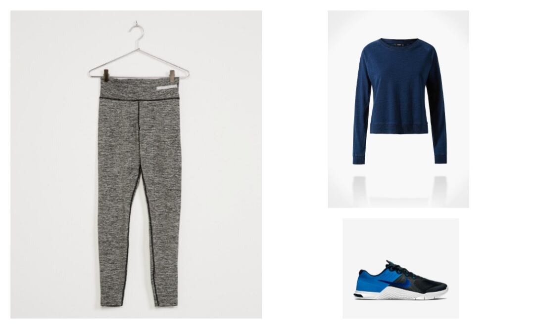 Sudadera MANGO $599.00
Legging BERSHKA $279.00
Tenis NIKE $2,199.00